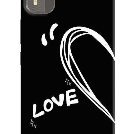 Love Line Nokia C12/C12 Pro Hard Case Back Cover by Casekaro