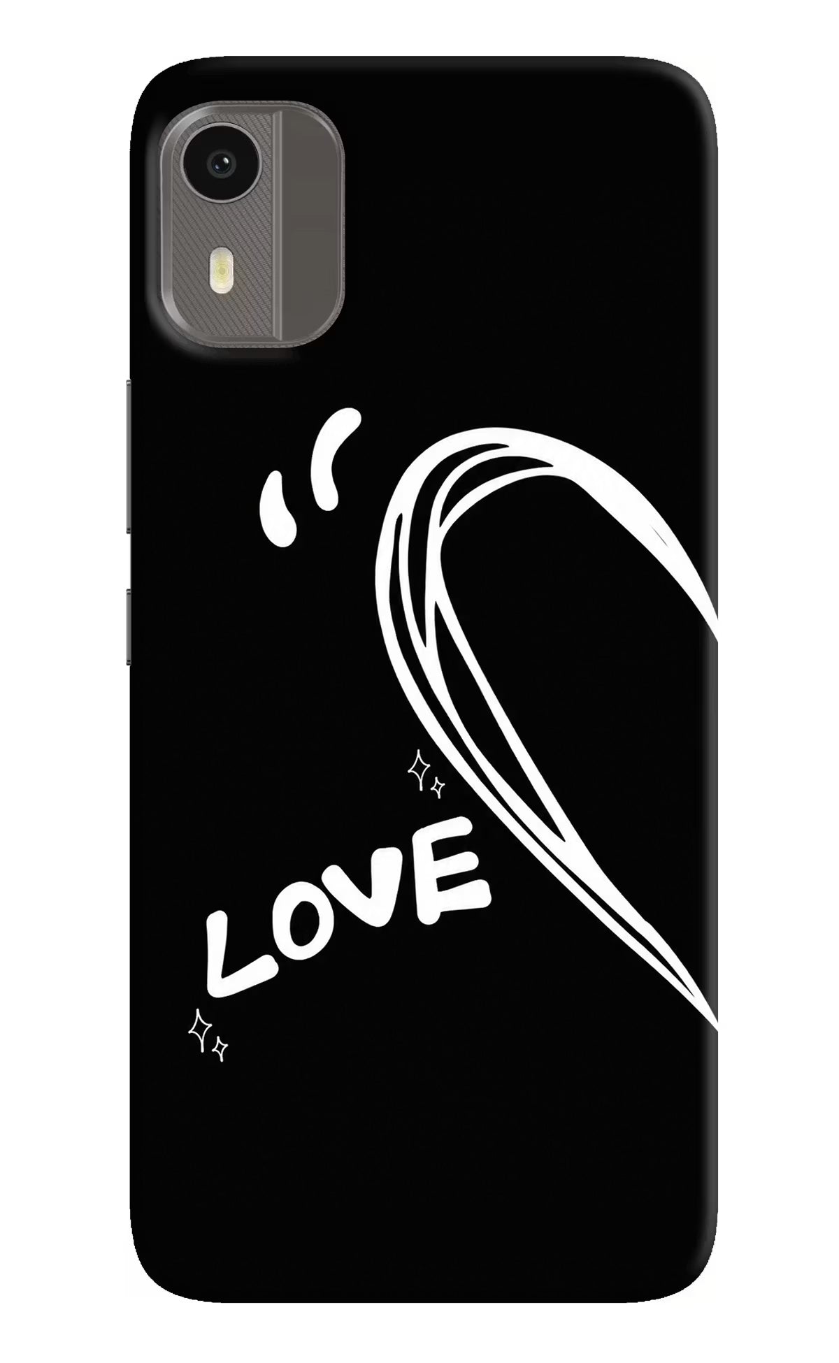 Love Line Nokia C12/C12 Pro Back Cover