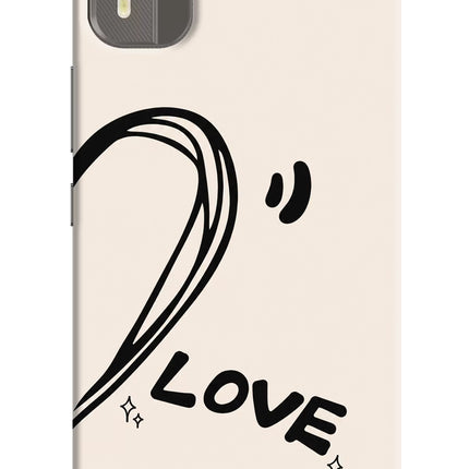 Soul Line Nokia C12/C12 Pro Hard Case Back Cover by Casekaro