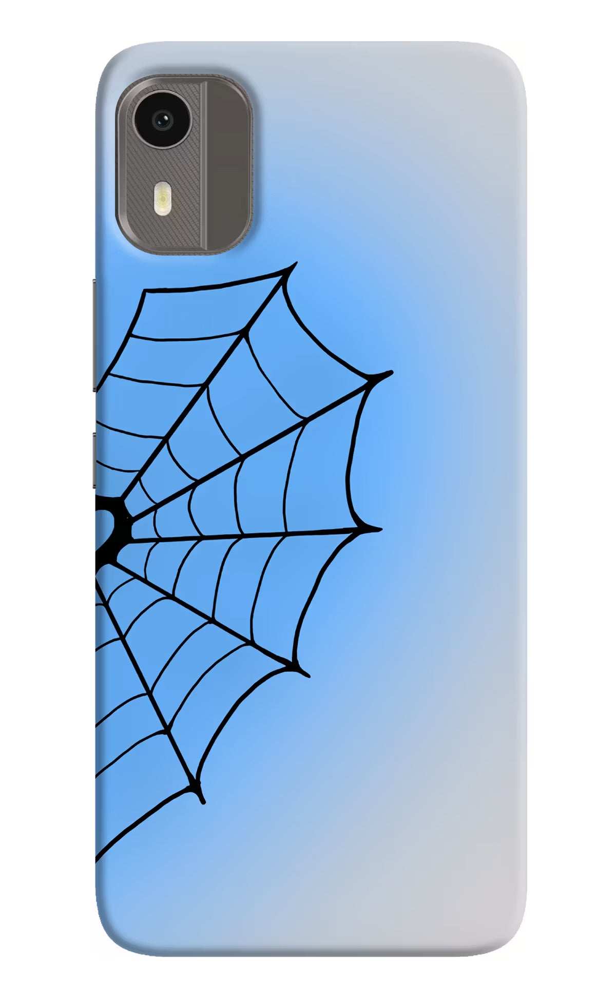 Blue Web Nokia C12/C12 Pro Back Cover