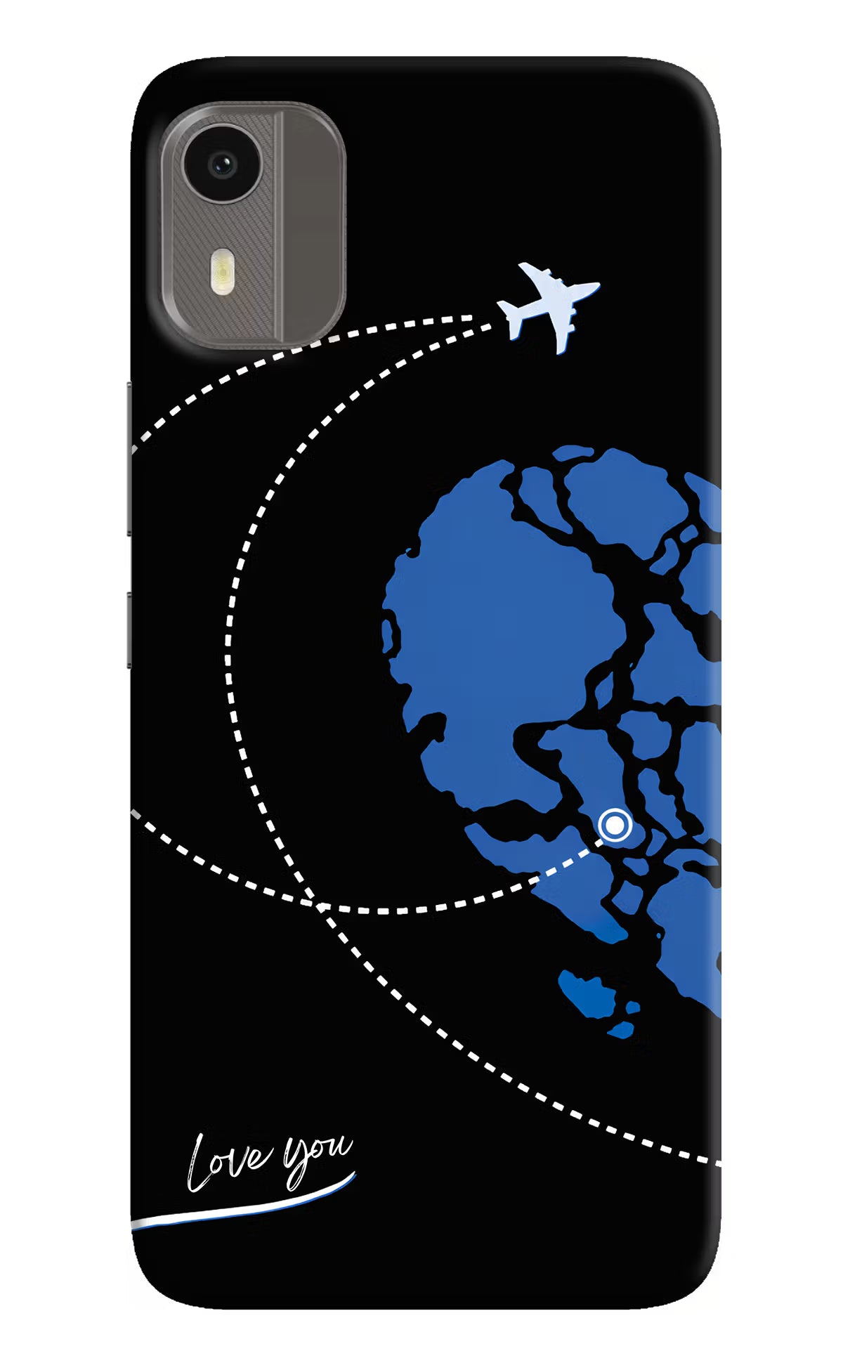 Love Orbit Nokia C12/C12 Pro Back Cover