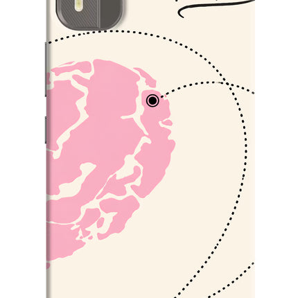 Miss Orbit Nokia C12/C12 Pro Hard Case Back Cover by Casekaro