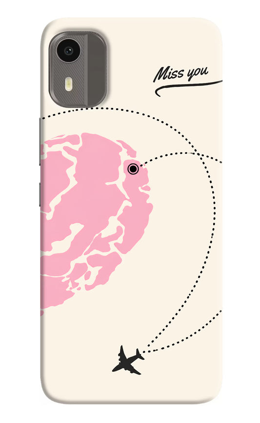 Miss Orbit Nokia C12/C12 Pro Hard Case Back Cover by Casekaro