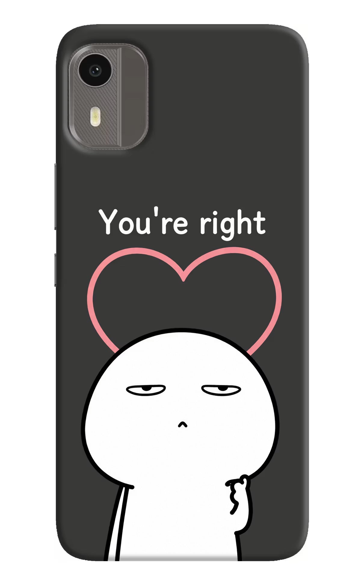 You're Right Nokia C12/C12 Pro Back Cover