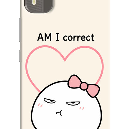 Always Right Nokia C12/C12 Pro Hard Case Back Cover by Casekaro
