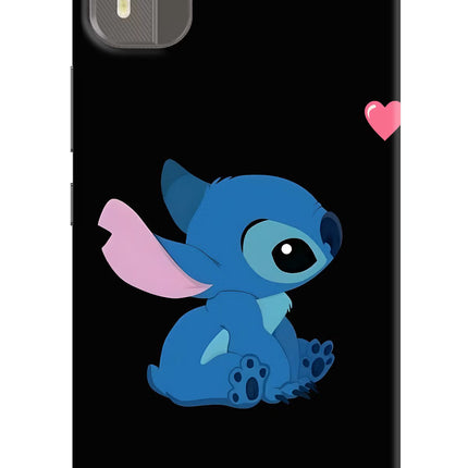 Stitch Crush Nokia C12/C12 Pro Hard Case Back Cover by Casekaro