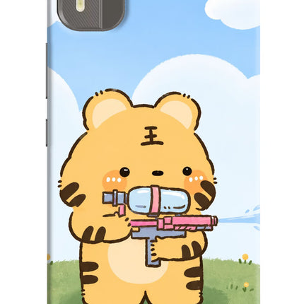 Tiger Treat Nokia C12/C12 Pro Hard Case Back Cover by Casekaro