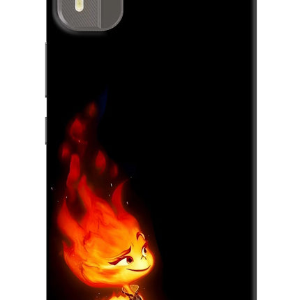 Ember Flame Nokia C12/C12 Pro Hard Case Back Cover by Casekaro