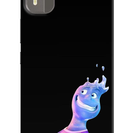 Wade Wave Nokia C12/C12 Pro Hard Case Back Cover by Casekaro