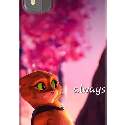 Always Cat Nokia C12/C12 Pro Hard Case Back Cover by Casekaro