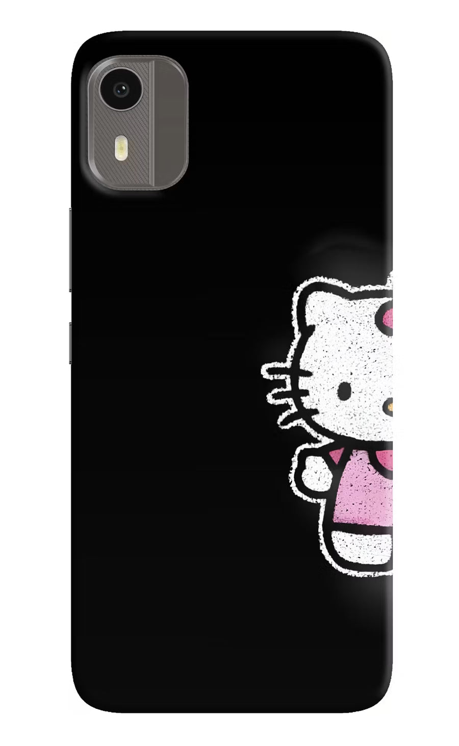 Kitty Charm Nokia C12/C12 Pro Back Cover, Hard case