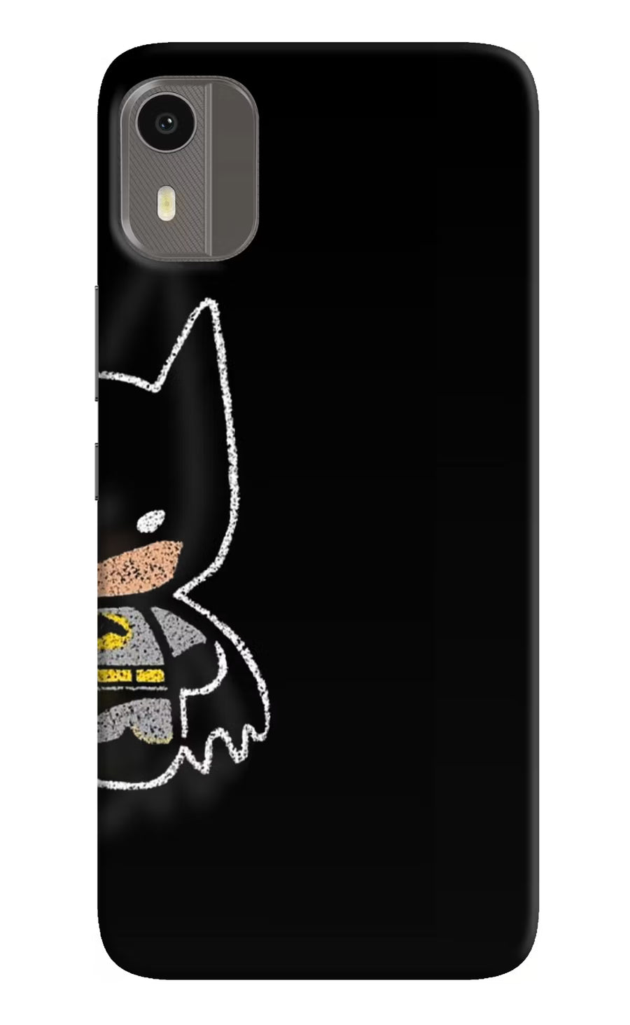 Bat Kitty Nokia C12/C12 Pro Back Cover, Hard case