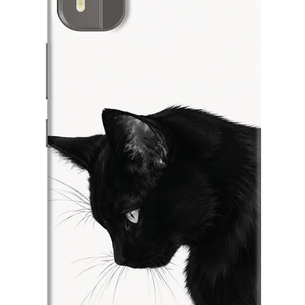Shadow Gaze Nokia C12/C12 Pro Hard Case Back Cover by Casekaro