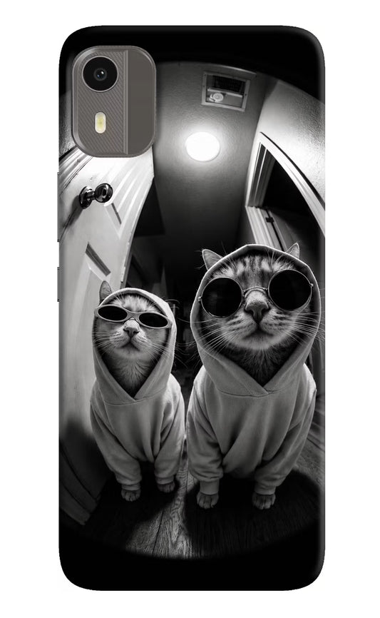 Hood Cats Nokia C12/C12 Pro Hard Case Back Cover by Casekaro