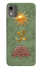 Om & Lotus Nokia C12/C12 Pro Back Cover