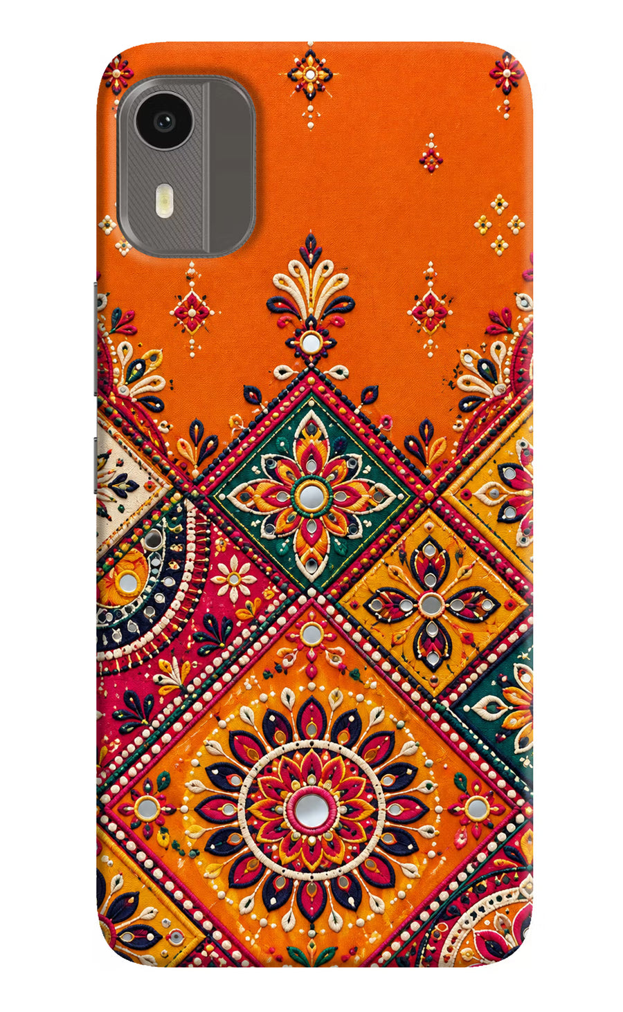 Kutch Glow Nokia C12/C12 Pro Back Cover, Hard case