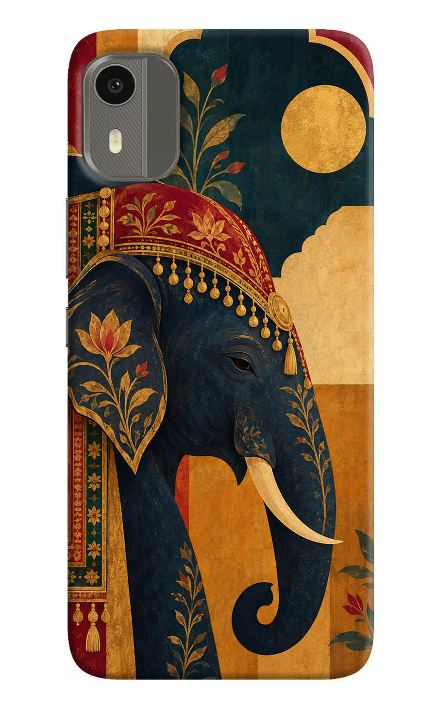 Royal Elephant Nokia C12/C12 Pro Back Cover, Hard case