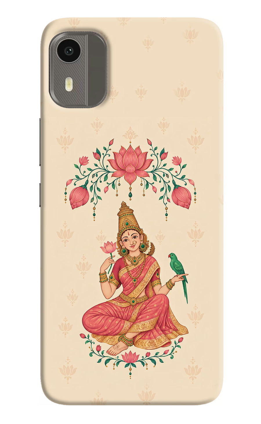 Goddess Lakshmi Nokia C12/C12 Pro Back Cover, Hard case