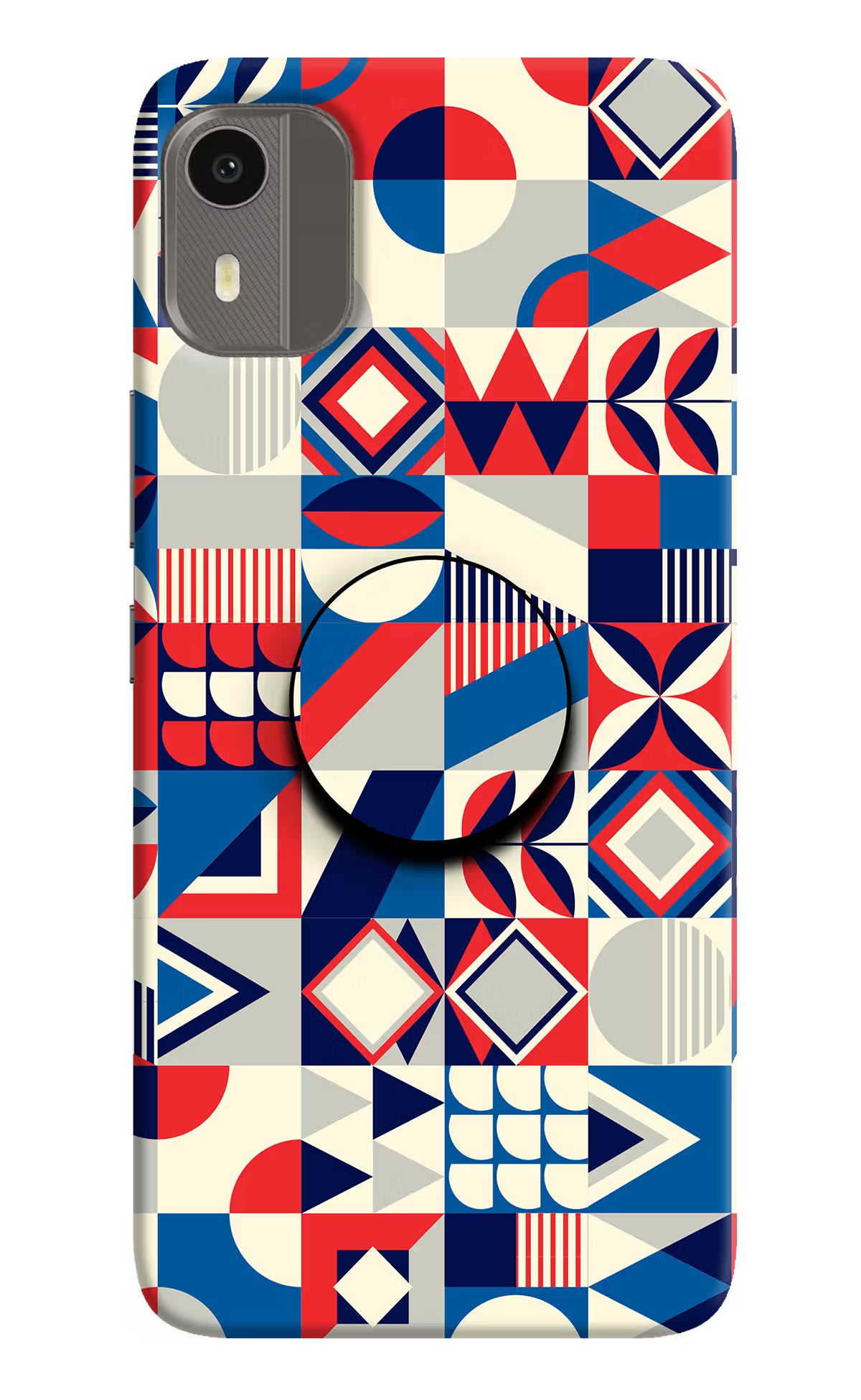 Colorful Pattern Nokia C12/C12 Pro Pop Case by Casekaro