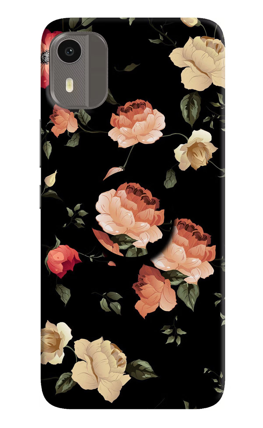 Flowers Nokia C12/C12 Pro Pop Case, Hard case