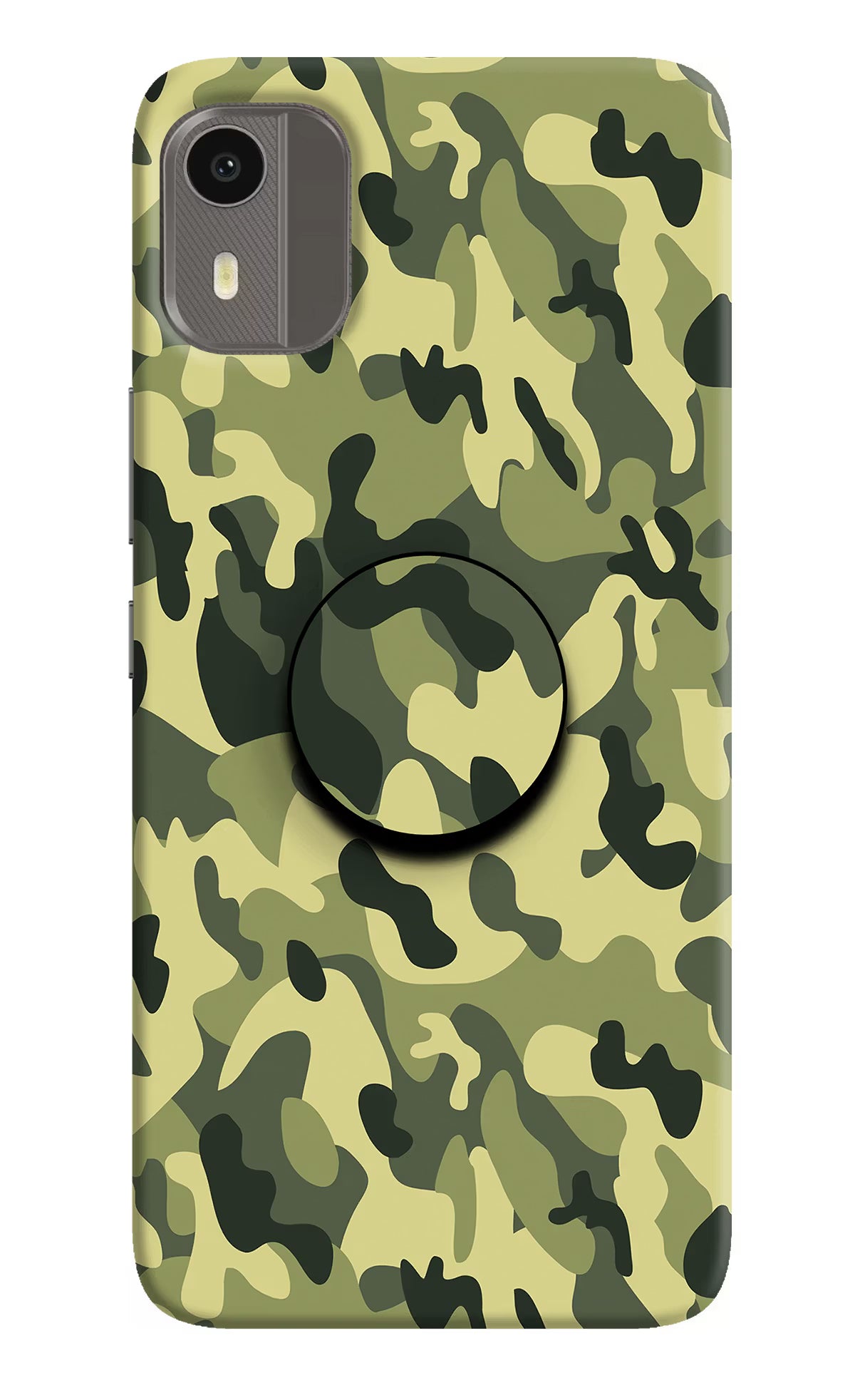 Camouflage Nokia C12/C12 Pro Pop Case by Casekaro
