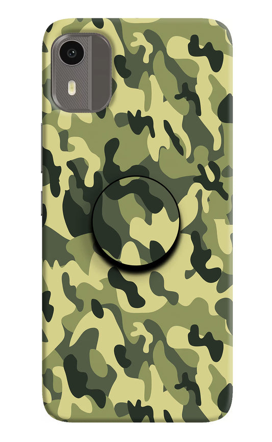 Camouflage Nokia C12/C12 Pro Pop Case by Casekaro