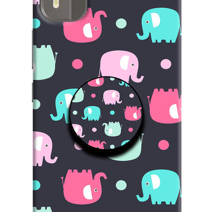 Baby Elephants Nokia C12/C12 Pro Pop Case by Casekaro