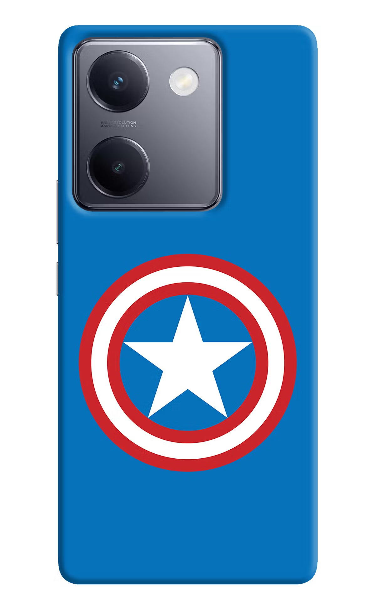 Captain America Logo Vivo Y200 Pro Hard Case Back Cover by Casekaro