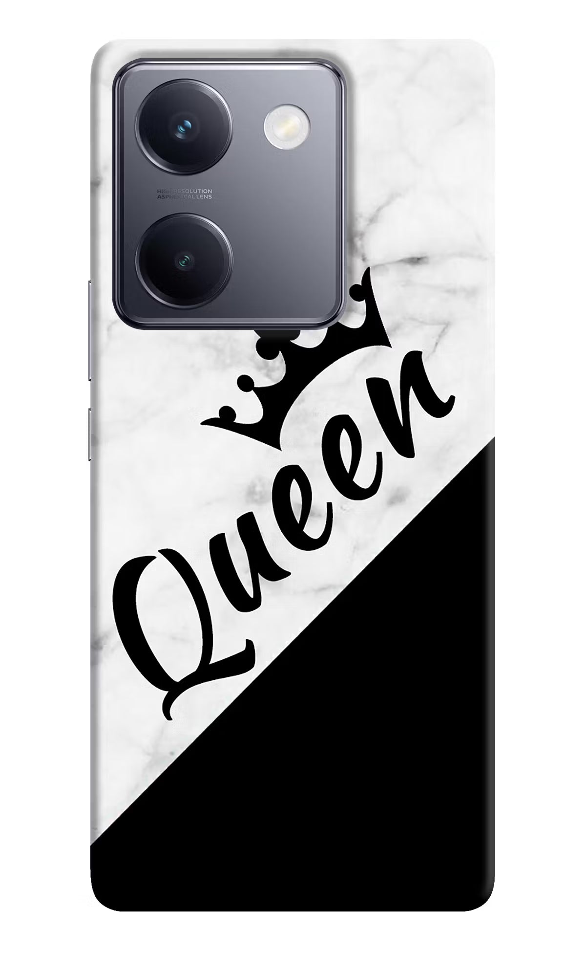 Queen Vivo Y200 Pro Hard Case Back Cover by Casekaro