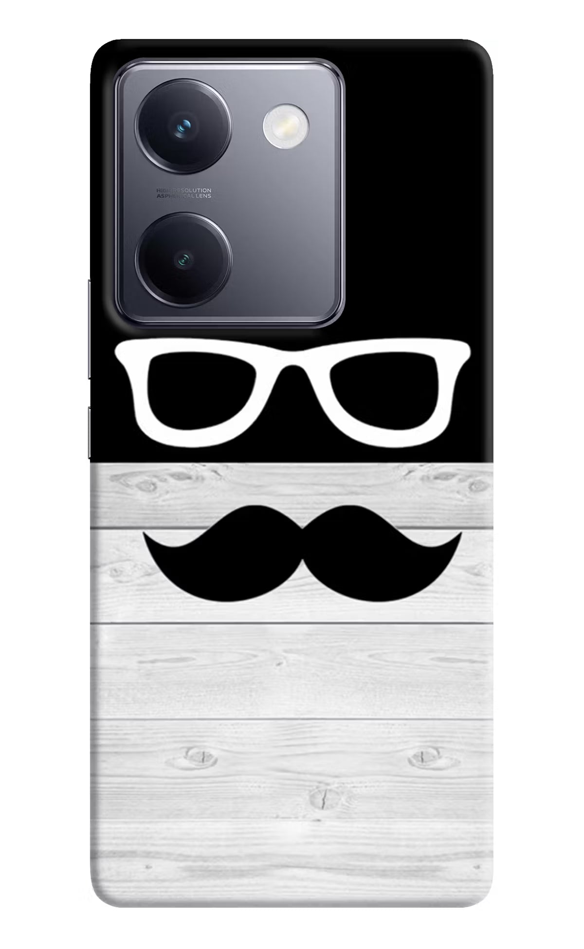 Mustache Vivo Y200 Pro Hard Case Back Cover by Casekaro