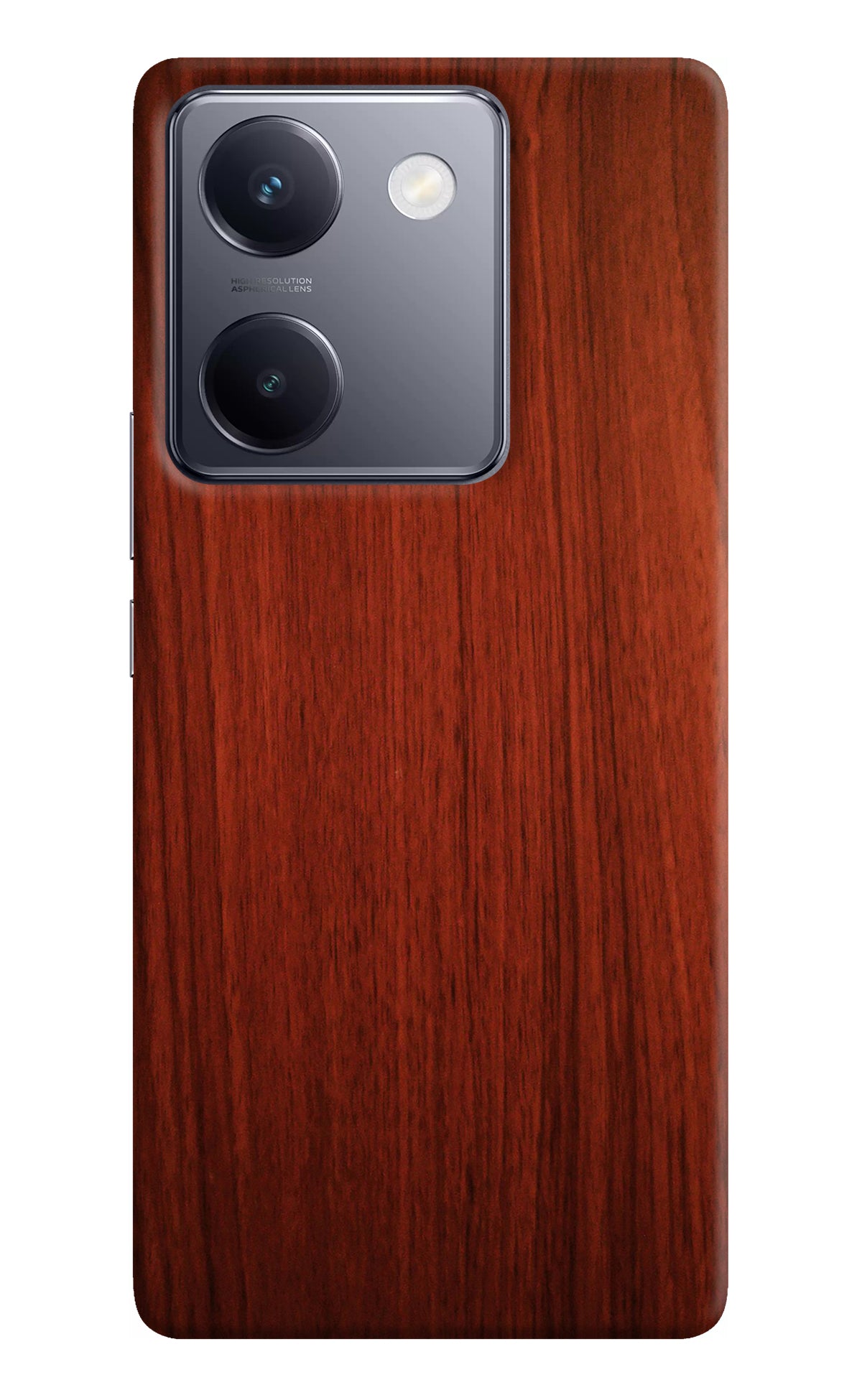 Wooden Plain Pattern Vivo Y200 Pro Back Cover