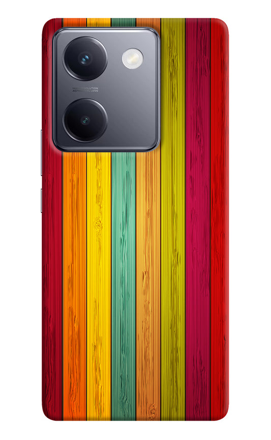 Multicolor Wooden Vivo Y200 Pro Back Cover