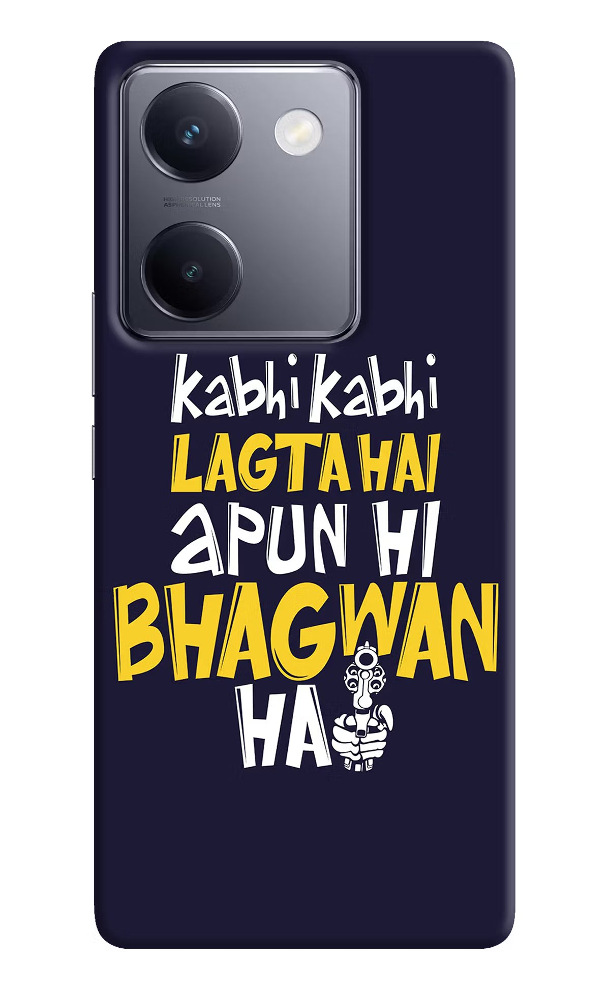 Kabhi Kabhi Lagta Hai Apun Hi Bhagwan Hai Vivo Y200 Pro Hard Case Back Cover by Casekaro