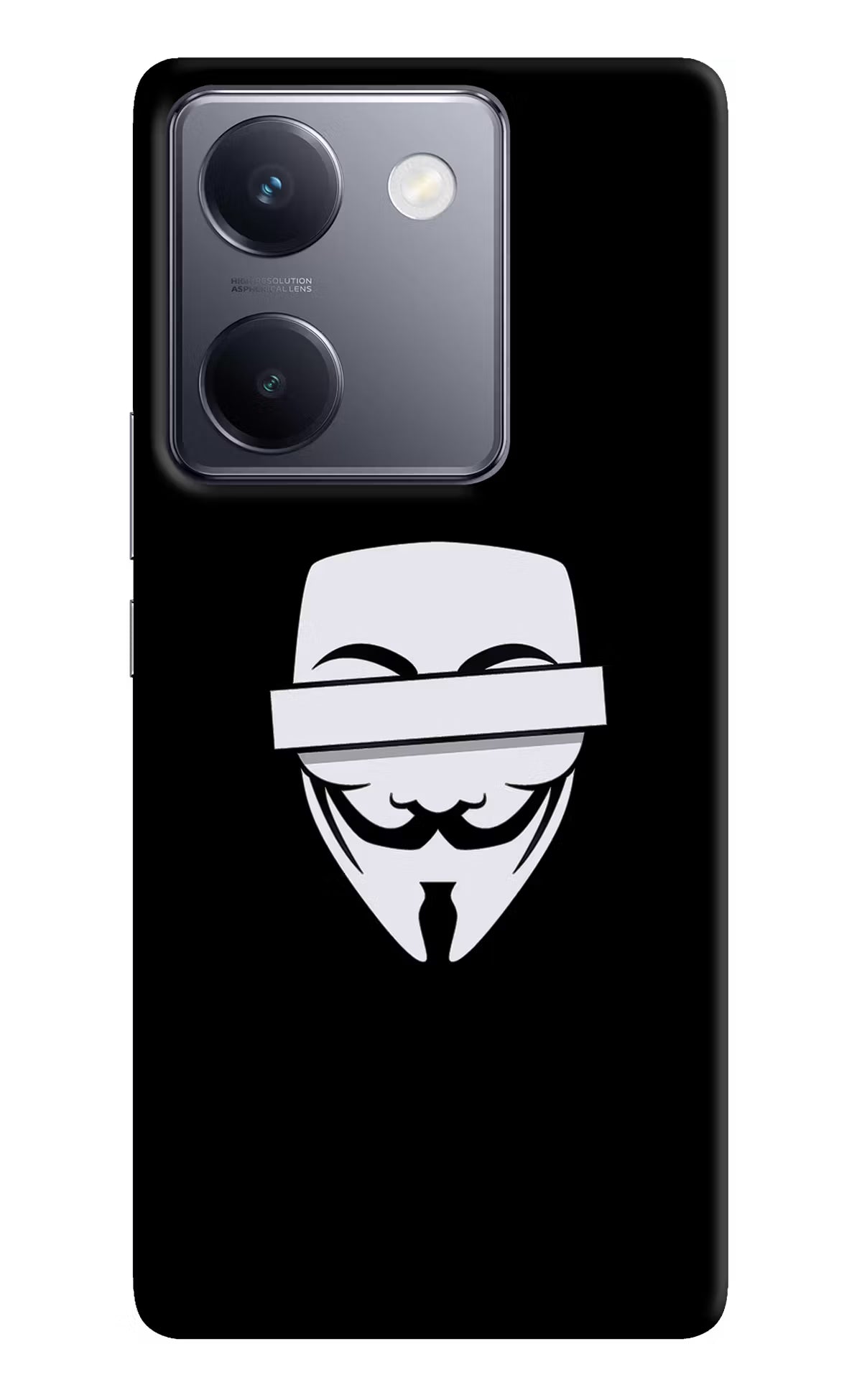 Anonymous Face Vivo Y200 Pro Hard Case Back Cover by Casekaro