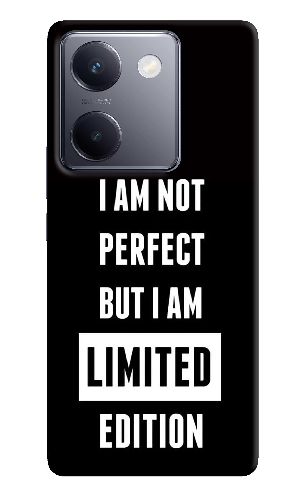 I Am Not Perfect But I Am Limited Edition Vivo Y200 Pro Back Cover