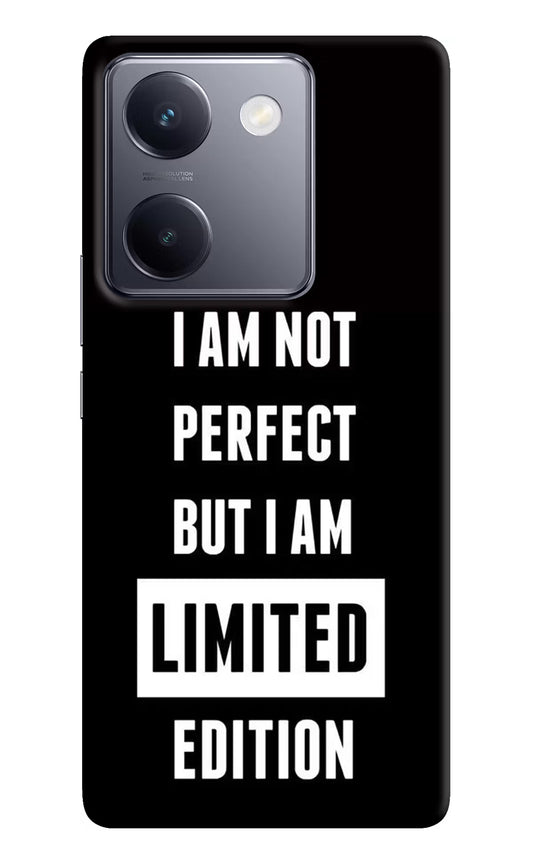 I Am Not Perfect But I Am Limited Edition Vivo Y200 Pro Hard Case Back Cover by Casekaro