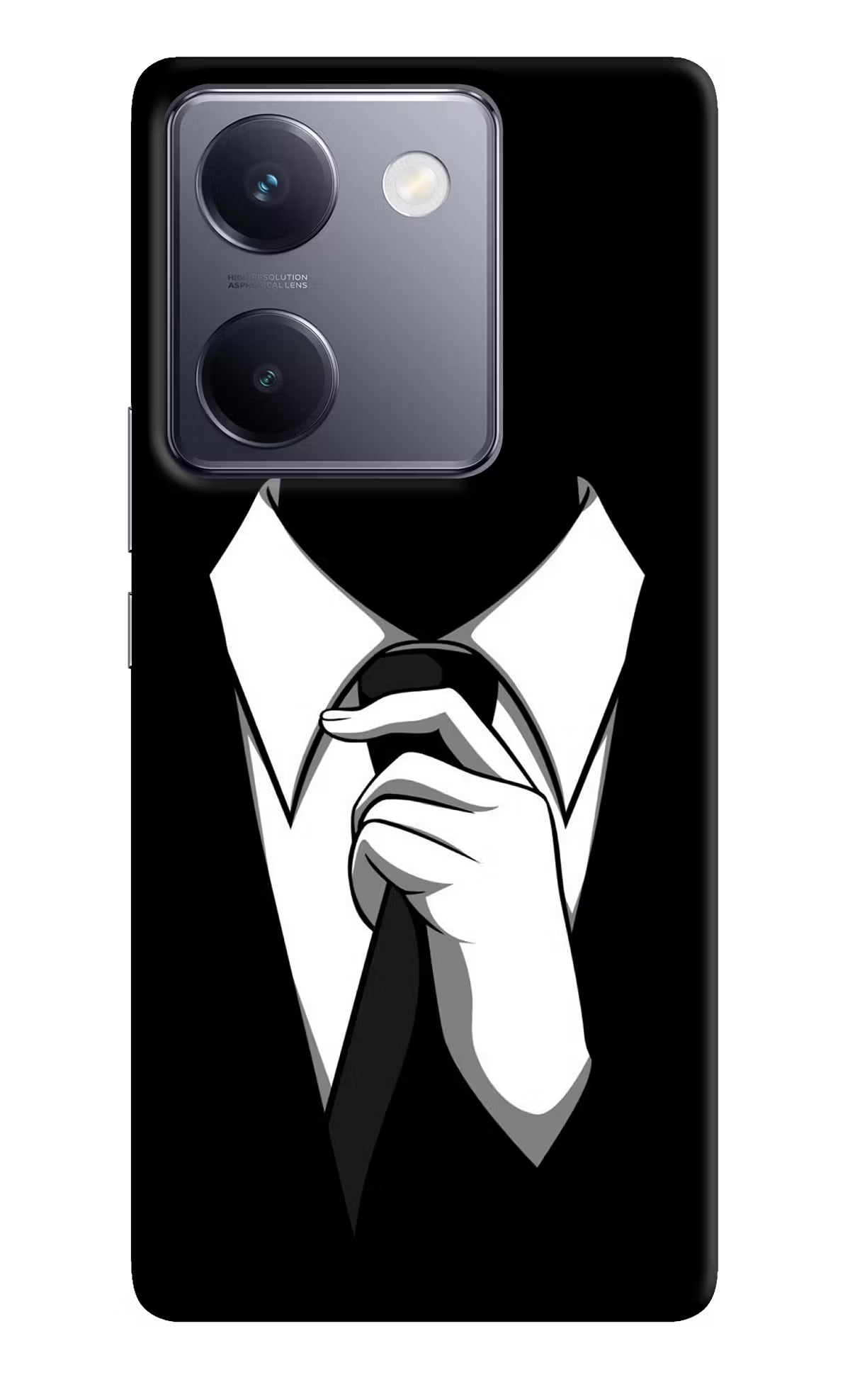 Black Tie Vivo Y200 Pro Hard Case Back Cover by Casekaro