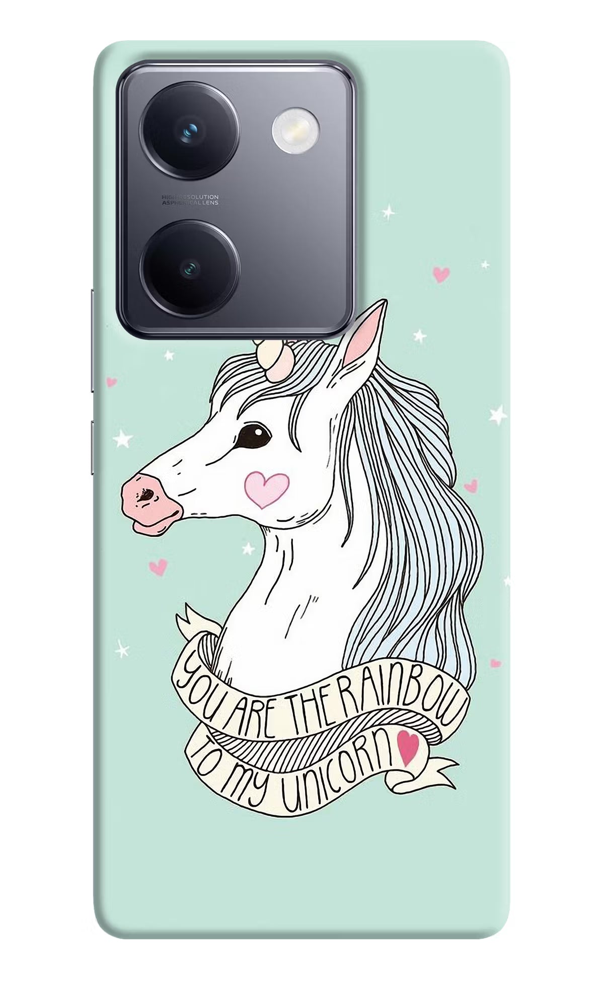 Unicorn Wallpaper Vivo Y200 Pro Hard Case Back Cover by Casekaro