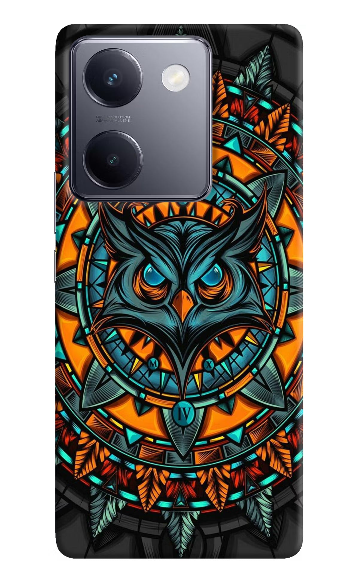 Angry Owl Art Vivo Y200 Pro Hard Case Back Cover by Casekaro