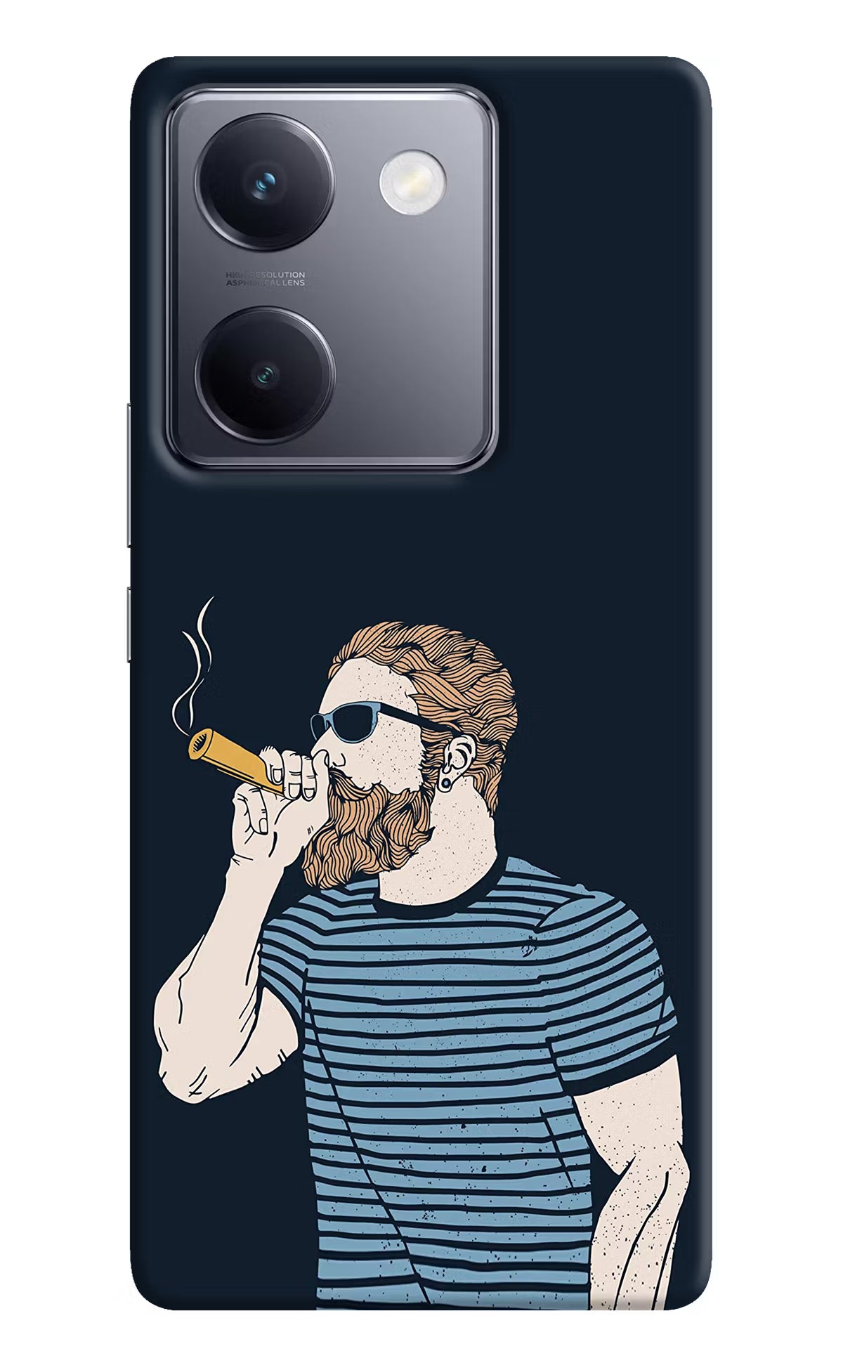 Smoking Vivo Y200 Pro Hard Case Back Cover by Casekaro