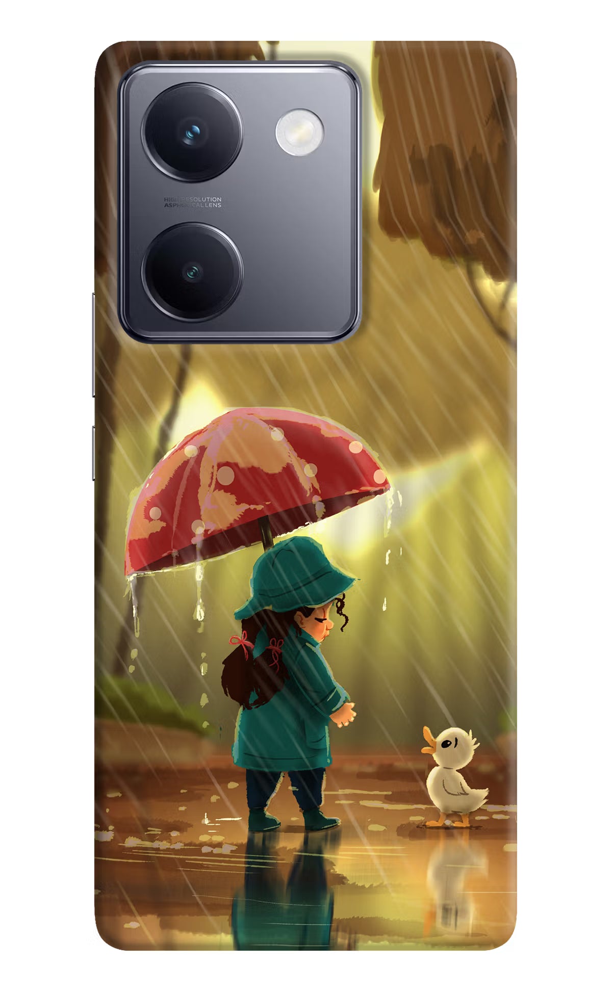 Rainy Day Vivo Y200 Pro Hard Case Back Cover by Casekaro