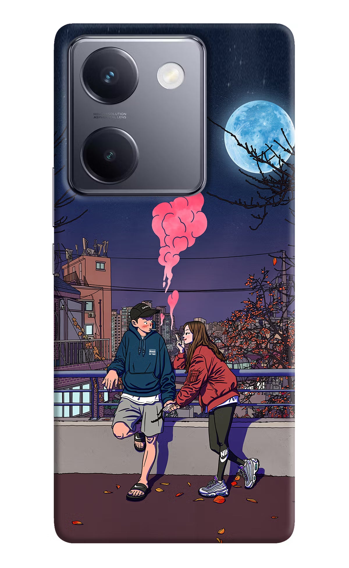 Chilling Couple Vivo Y200 Pro Hard Case Back Cover by Casekaro