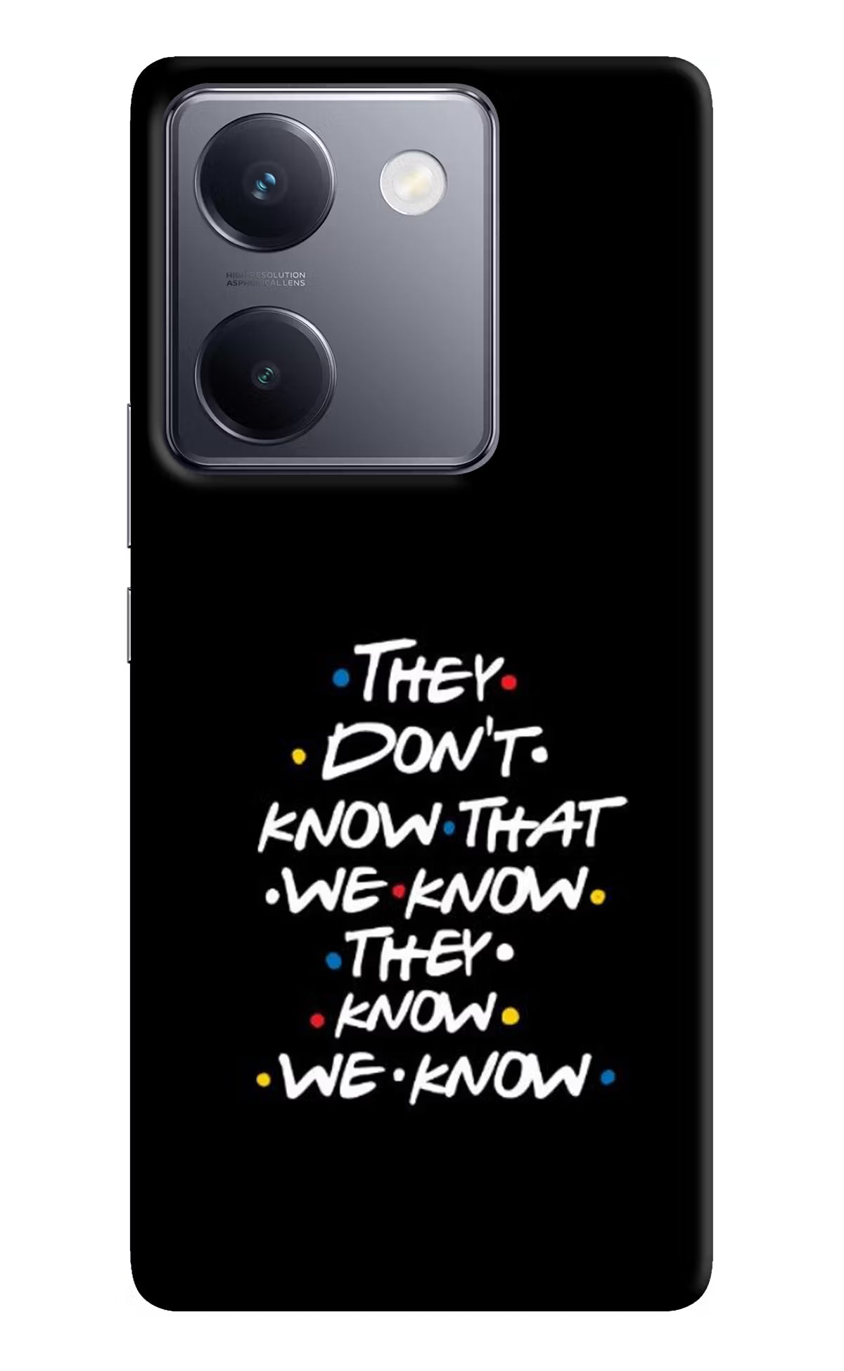 FRIENDS Dialogue Vivo Y200 Pro Hard Case Back Cover by Casekaro