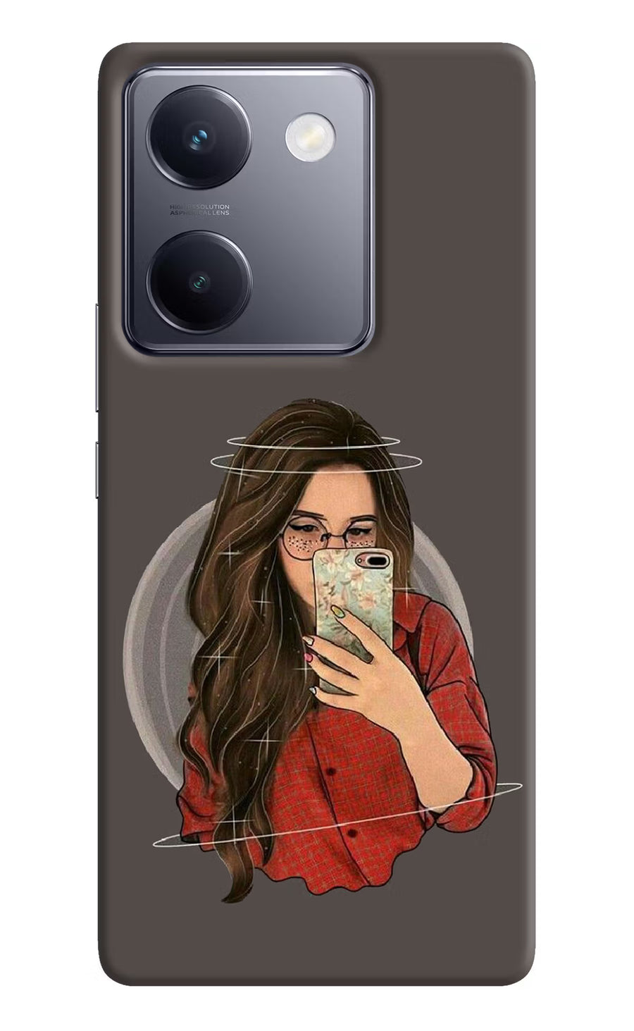 Selfie Queen Vivo Y200 Pro Back Cover, Hard case