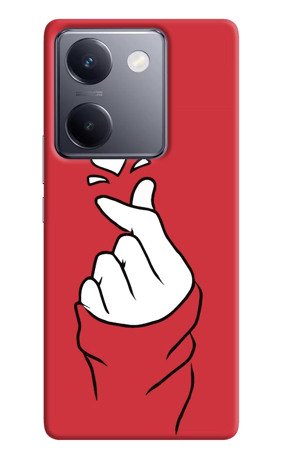 Korean Love Sign Vivo Y200 Pro Hard Case Back Cover by Casekaro