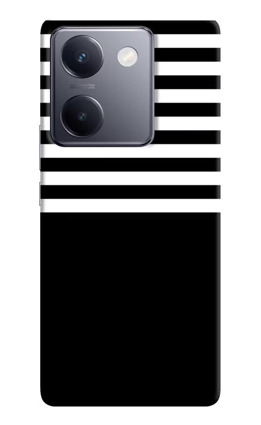 Black and White Print Vivo Y200 Pro Hard Case Back Cover by Casekaro