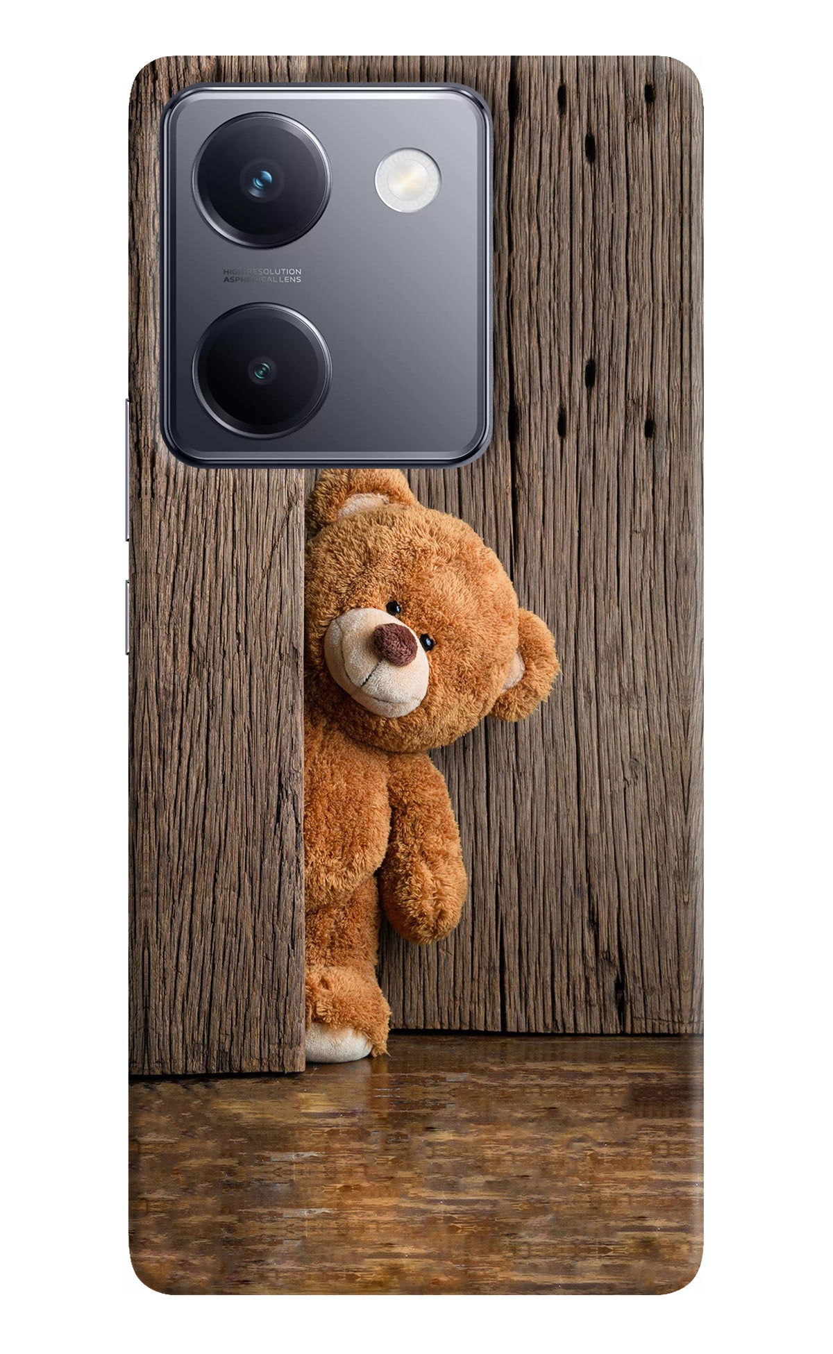 Teddy Wooden Vivo Y200 Pro Back Cover