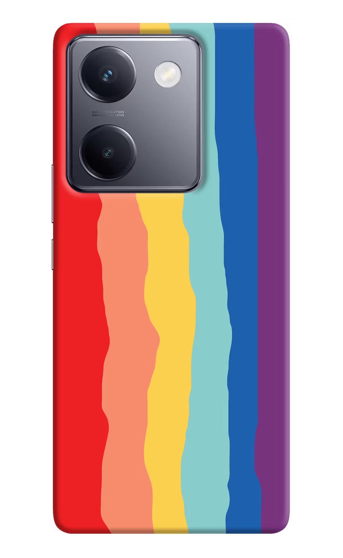 Rainbow Vivo Y200 Pro Hard Case Back Cover by Casekaro