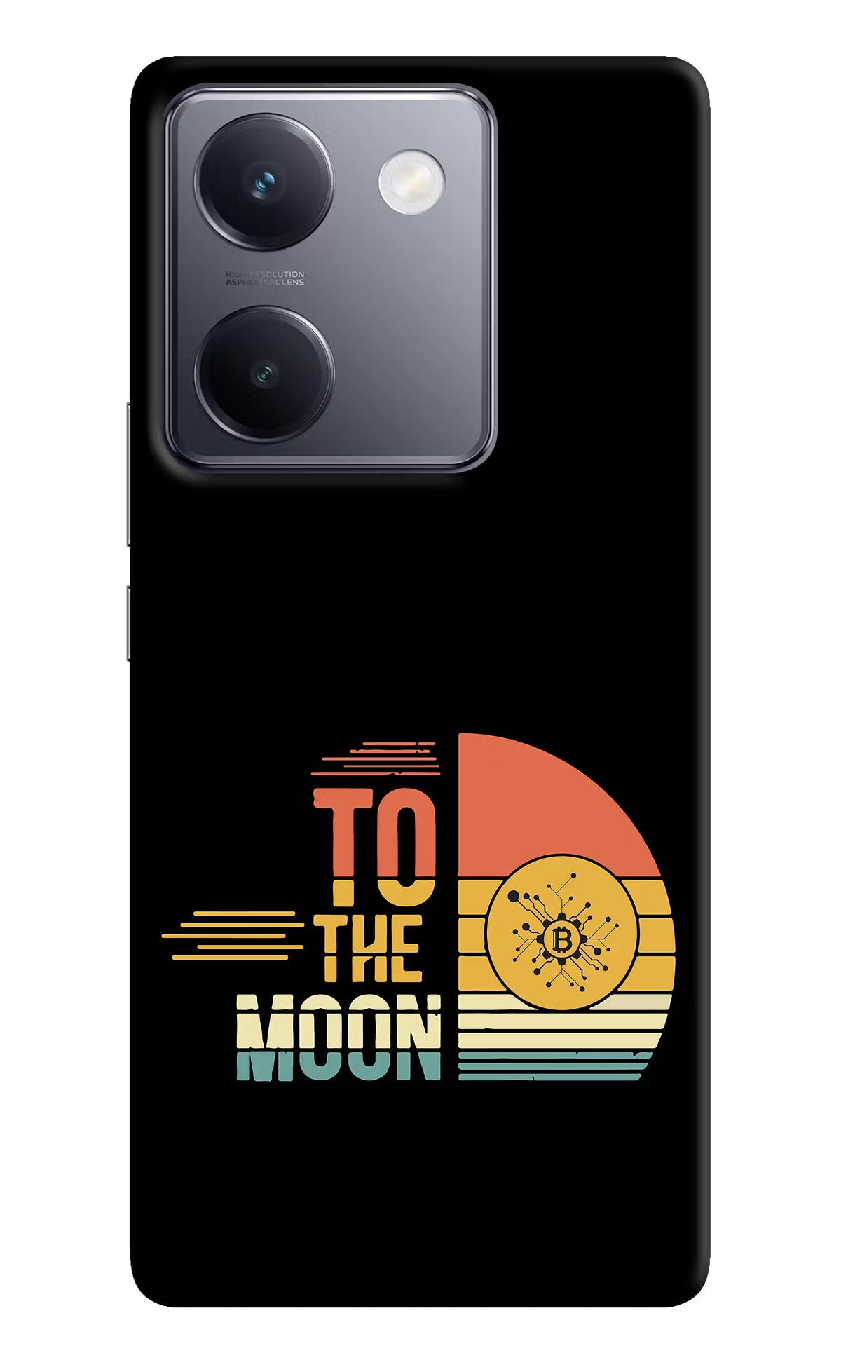 To the Moon Vivo Y200 Pro Hard Case Back Cover by Casekaro