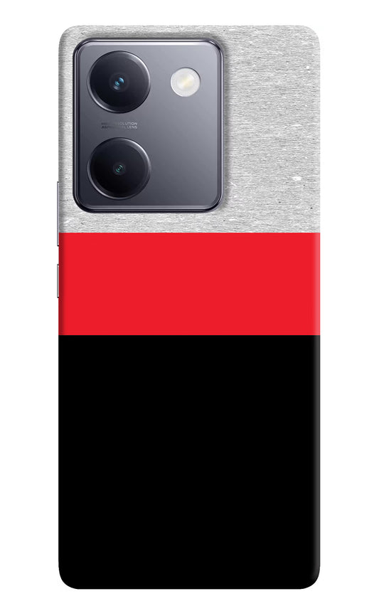 Tri Color Pattern Vivo Y200 Pro Hard Case Back Cover by Casekaro